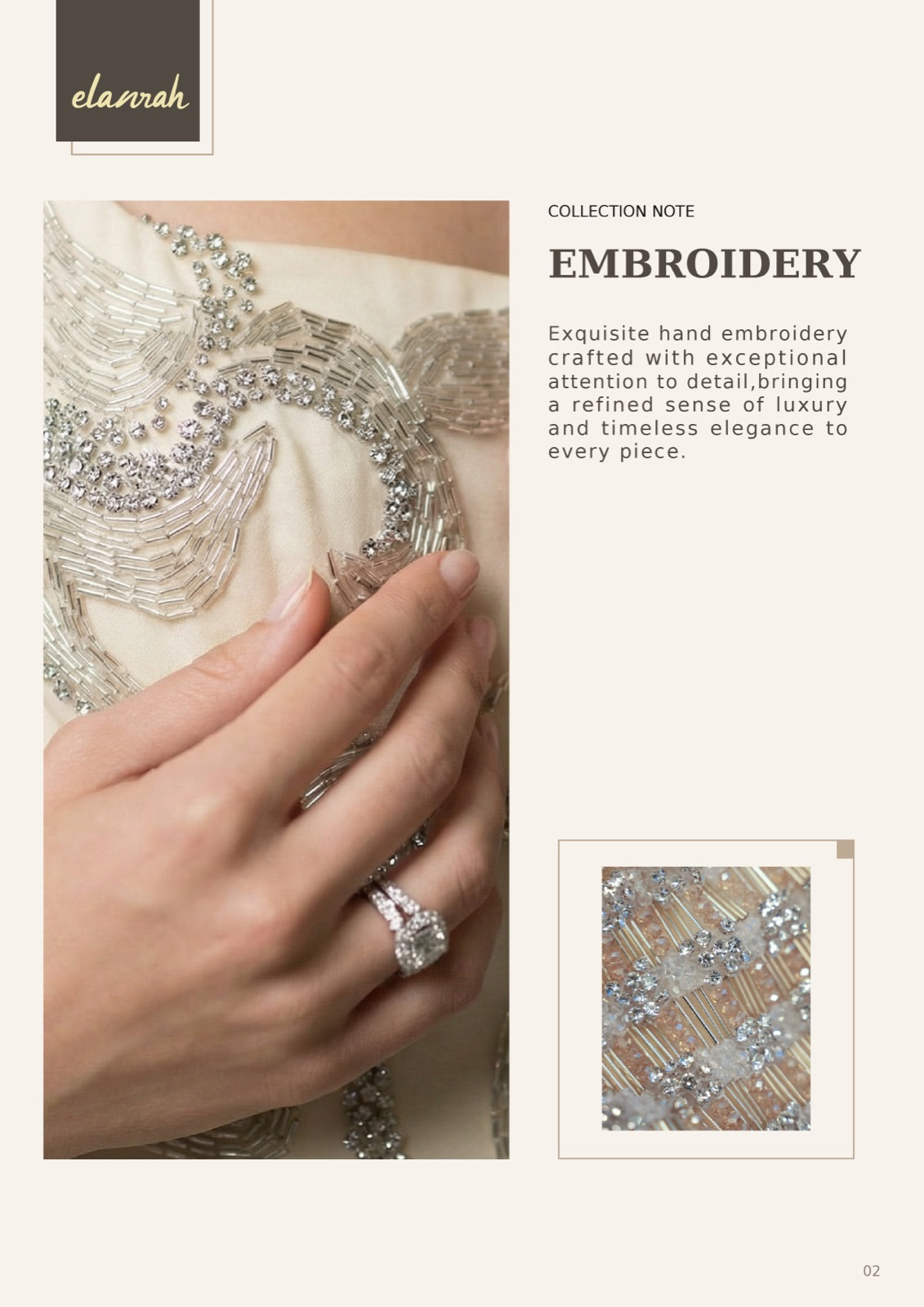 The embroidery