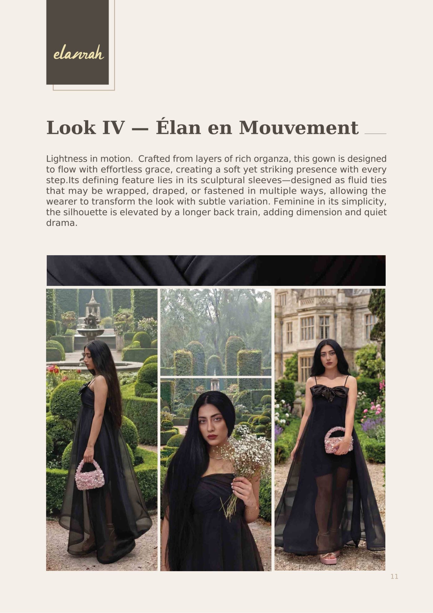 Elanrah catalogue — Look IV, Élan en Mouvement