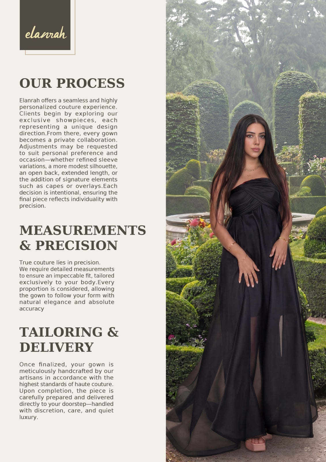 Elanrah catalogue — our process